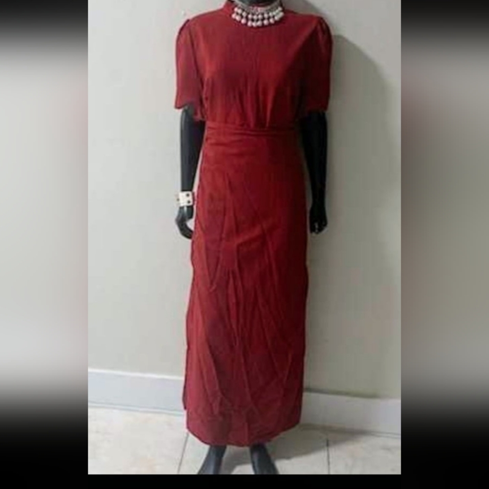 Plus Size Women's Wrap Around Dress